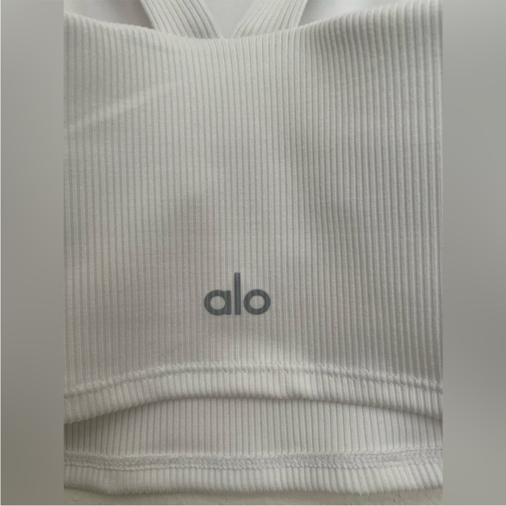Alo Ribbed Bra Tank - Picture 7 of 9